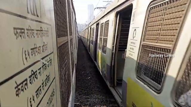 Mumbai Local Trains 9 EMU Trains  Unstoppable Crossing At Harbour Line #indianrailways