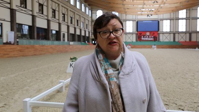 Галина Барышева о соревнованиях по выездке в MAXIMA PARK смотреть онлайн
