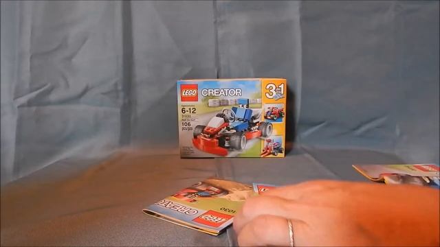 Lego Creator 3 in 1 Go Kart, Four Wheeler, Forklift смотреть онлайн