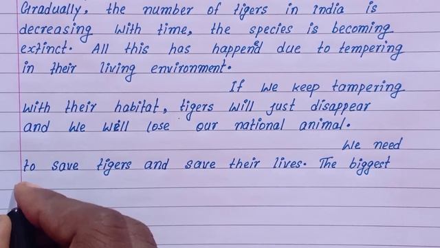 Save Tiger English Paragraph writing | English essay on Save Tiger | Easy & Short Save Tiger essay смотреть онлайн