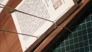 Ремонт и реставрация книг. Восстановление клееного книжного блока. Прошиваем на шнуры.