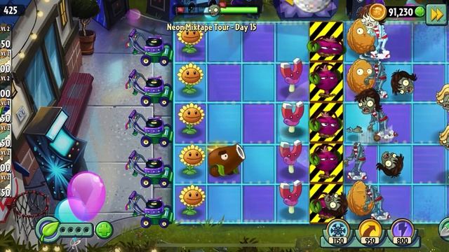 Plants vs Zombies 2 # Neon Mixtape Tour Day 15 смотреть онлайн