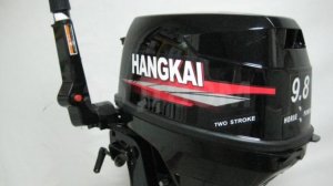 Лодочный мотор HANGKAI 9.8 первый запуск и обкатка в бочке