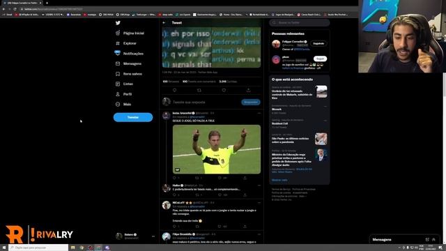 TRETA ENTRE AEGIS E JOGADOR DA KABUM (TENTOU OFENDER O OUTRO?) | Baianalista смотреть онлайн