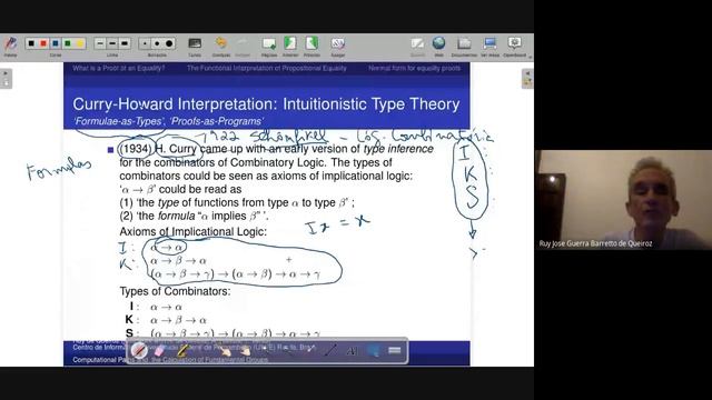 Teoria Construtiva de Tipos - Prof. Ruy Guerra - 09/10/2020 смотреть онлайн