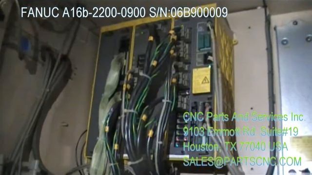 FANUC A16B-2200-0900 SN:06B900009 TEST VIDEO смотреть онлайн