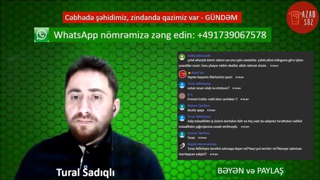 Cəbhədə şəhidimiz, zindanda qazimiz var - SUSMA смотреть онлайн