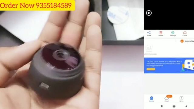 Mini Camera {HINDI}Mini round Wifi magnate hidden camera with night vision! कैसे use करे! How to us смотреть онлайн