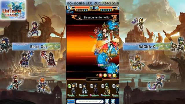 Unison League : Ko-Koala GB Black Out vs RAGNA-X смотреть онлайн