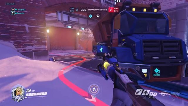 Overwatch S6 Diamond Competitive on Volskaya Industries - "I Can Play Mercy Too" смотреть онлайн