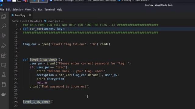PicoCTF Walkthru [63] - PW Crack 1 (Basic reversing/code reading) смотреть онлайн