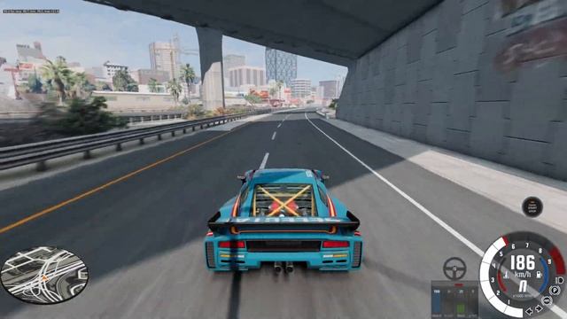 Having fun with the Civetta Bolide 320 GTR Group 5 in Beamng смотреть онлайн