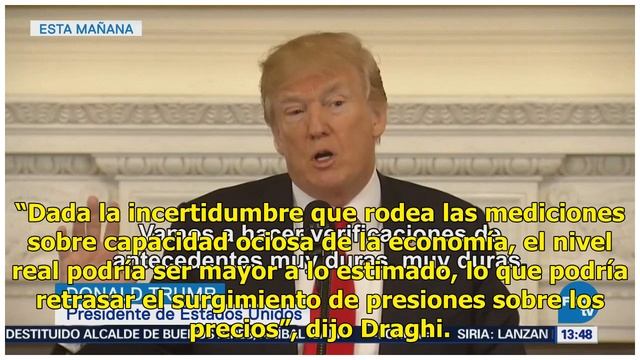 Capacidad ociosa en economía de la zona euro puede ser mayor: Draghi - Televisa News смотреть онлайн