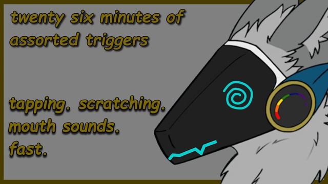 [Furry ASMR] 26 triggers to help you sleep 💙 смотреть онлайн