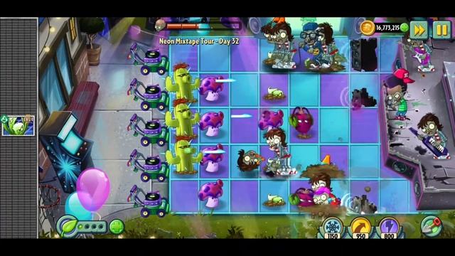 Plants vs Zombies 2 | Adventure | NEON MIXTAPE TOUR DAY 32 BOSS смотреть онлайн