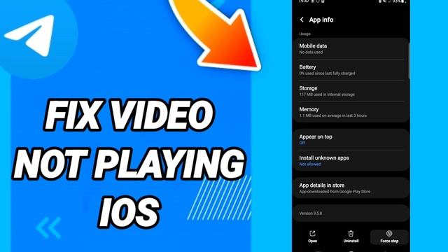 How fix video not playing ios On Telegram смотреть онлайн