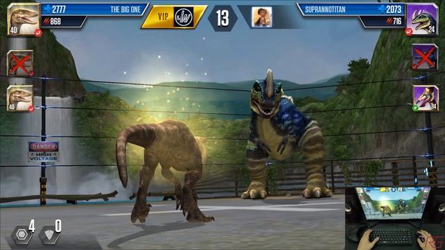 THE BIG ONE x BAJADASAURUS x CEARADACTYLUS X3 MAX LEVEL 40. BATTLE & ALL ANIMATION | Jurassic World смотреть онлайн