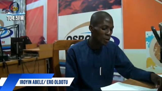 IROYIN ABELE/ ERO OLOOTU on on OSBC Radio | 7th July, 2022 смотреть онлайн