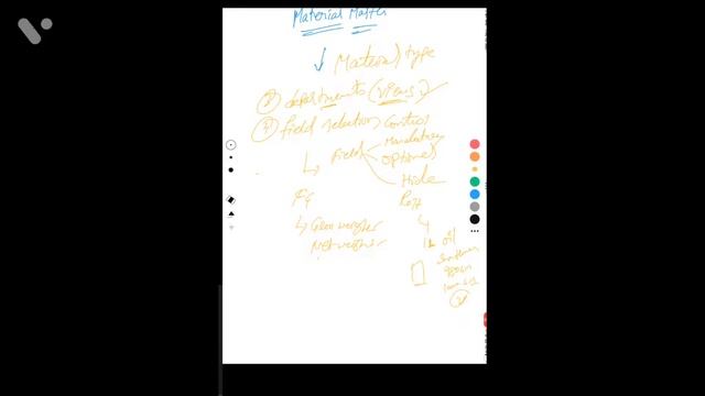 Regular Class -Material Master In SAP MM : Material Type Controls