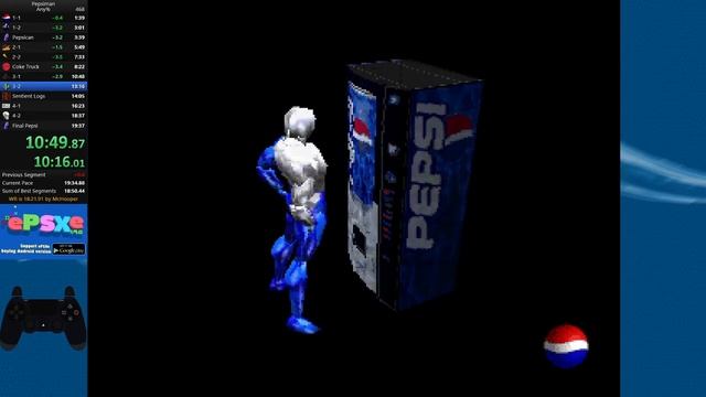 [OLD] Pepsiman Any% [PS Emu] Speedrun 19:17.31 смотреть онлайн