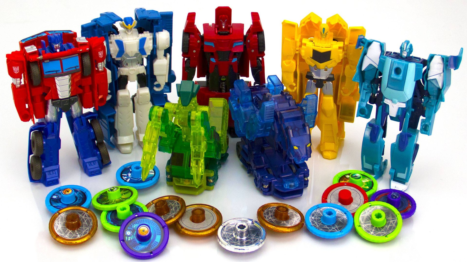 Роботы катаются на Скричер-дисках. Мультики про Трансформеров для детей. смотреть онлайн