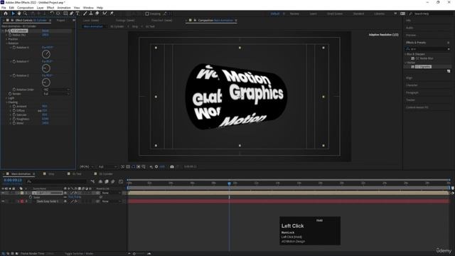 33 - 02 Advanced Cylindrical Kinetic Typography