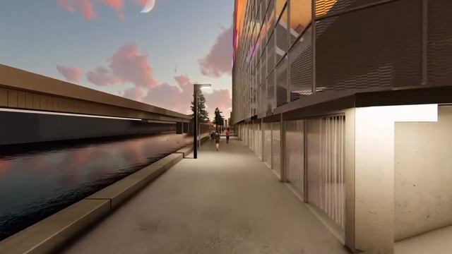 Lumion- Recorrido virtual, Proyecto-The Mountain Dwellings by: Bjarke Ingels смотреть онлайн