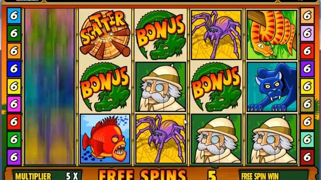 Mammoth £4020 Win - Aligator Bonus - Jungle Jim Online Slots Review смотреть онлайн