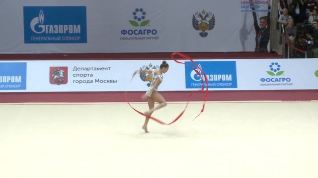 Dina Averina - Ribbon GP Moscow 2019 EF 19.45 смотреть онлайн