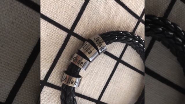 MEN BRACELET WITH SMALL CUSTOM BEADS смотреть онлайн