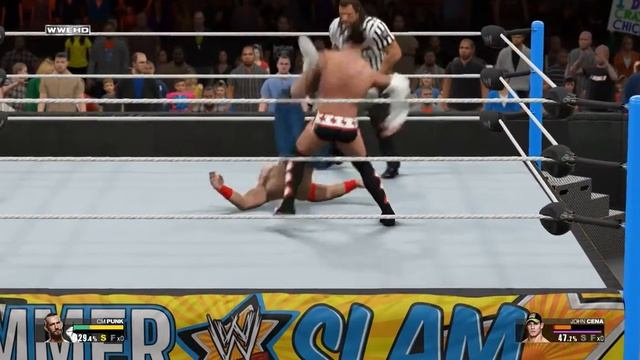 2KSHOWCASE, WWE2K15 - 2-я история СM Punk vs John Cena and Del Rio #3 смотреть онлайн