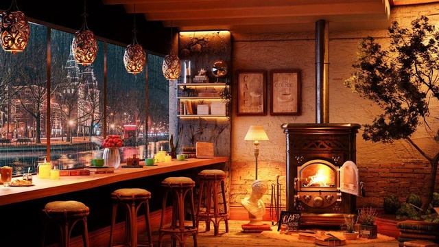 1 Hour - Cozy Coffee Shop Lofi & Therapeutic Music To Reduce Stress & Elevate Mood смотреть онлайн