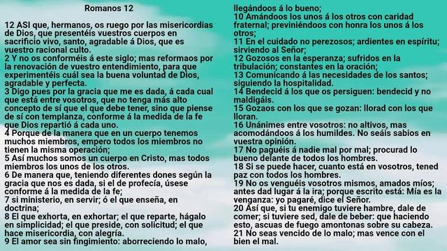 Biblia: Romanos 12 - Reina Valera Antigua - Rita Lara Oxte смотреть онлайн
