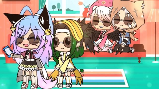 Meme "Мам, я приёмный?..~" by: Кошка Лана и Йоши, Ева и Ульяна \Gacha Life/ смотреть онлайн