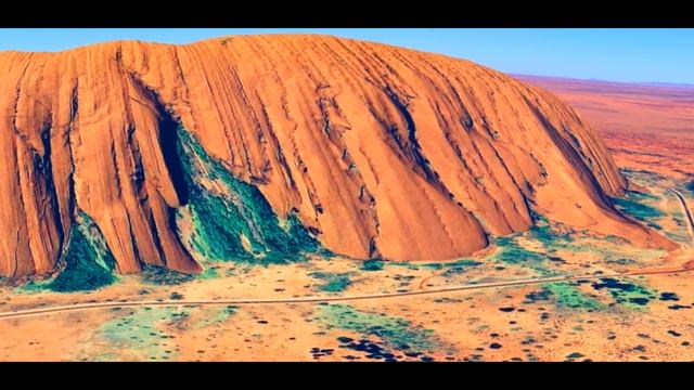 Uluru: Australia's rock Aerial view. Uluru-Kata Tjuta National Park Australia. virtual tour. смотреть онлайн