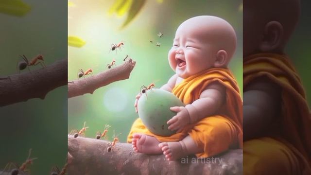 😍😍so cute baby little mini monk viral videos and subscribe my channel dekh isai cola debu😱 смотреть онлайн