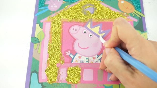 Свинка Пеппа украшаем картину блестками. Игрушкин ТВ смотреть онлайн