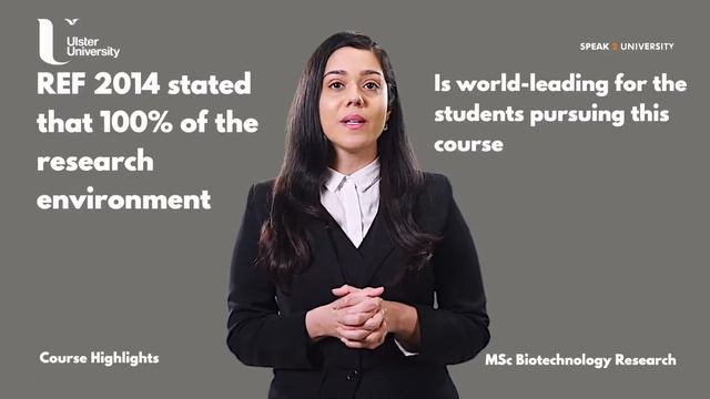 MSc Biotechnology Research - Course Highlights - Ulster University (UK) смотреть онлайн