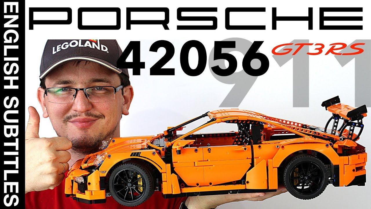 [ENG titles]САМЫЙ ДОРОГОЙ LEGO Technic 42056 Porsche 911 GT3 RS - ОБЗОР ЛЕГО ТЕХНИК 42056 ПОРШЕ 911 смотреть онлайн