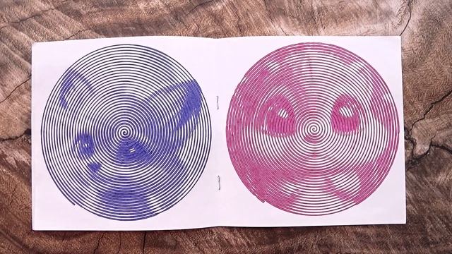 Обзор серии законченных спиральных раскрасок Аниме раскраска смотреть онлайн