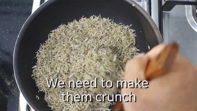 Fried dried anchovy, 멸치볶음(Myeolchiboggeum), Korean food смотреть онлайн