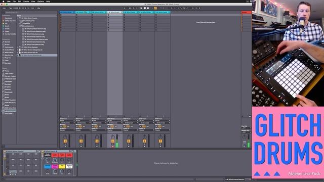 GLITCH DRUMS Ableton Live Pack смотреть онлайн
