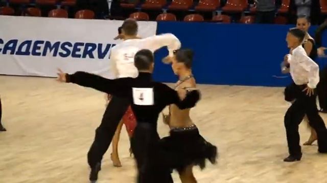 Хохлов Леонид - Кошкина Юлия, самба смотреть онлайн