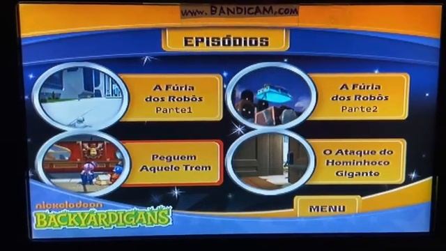 Backyardigans A Fúria Dos Robôs DVD Menu Marcelo смотреть онлайн