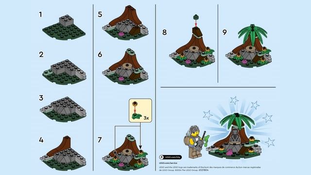 LEGO Instructions | Baby Gorilla Encounter | 30665 | LEGO City 2024 смотреть онлайн