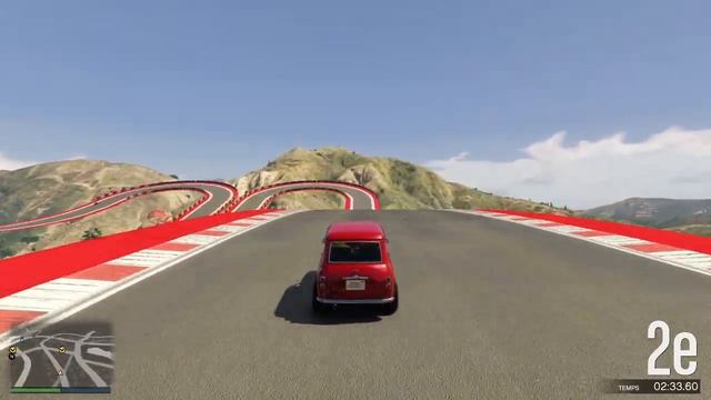 COURSE GTA 5 ONLINE (sais Mister Bean qui conduit la voiture) смотреть онлайн