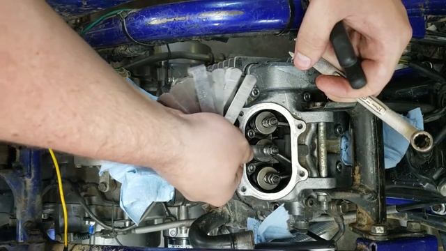 Raptor 660 Valve Adjustment Guide смотреть онлайн