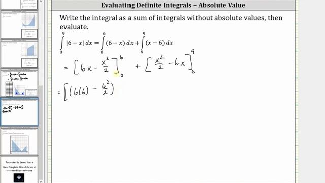 Write a Definite Integral of an Absolute Value as a Sum of Definite Integrals смотреть онлайн