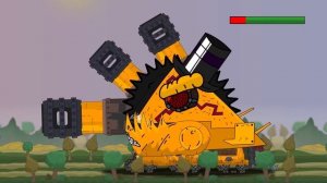 Мега танки VS Мега Босс - Мультики про танки