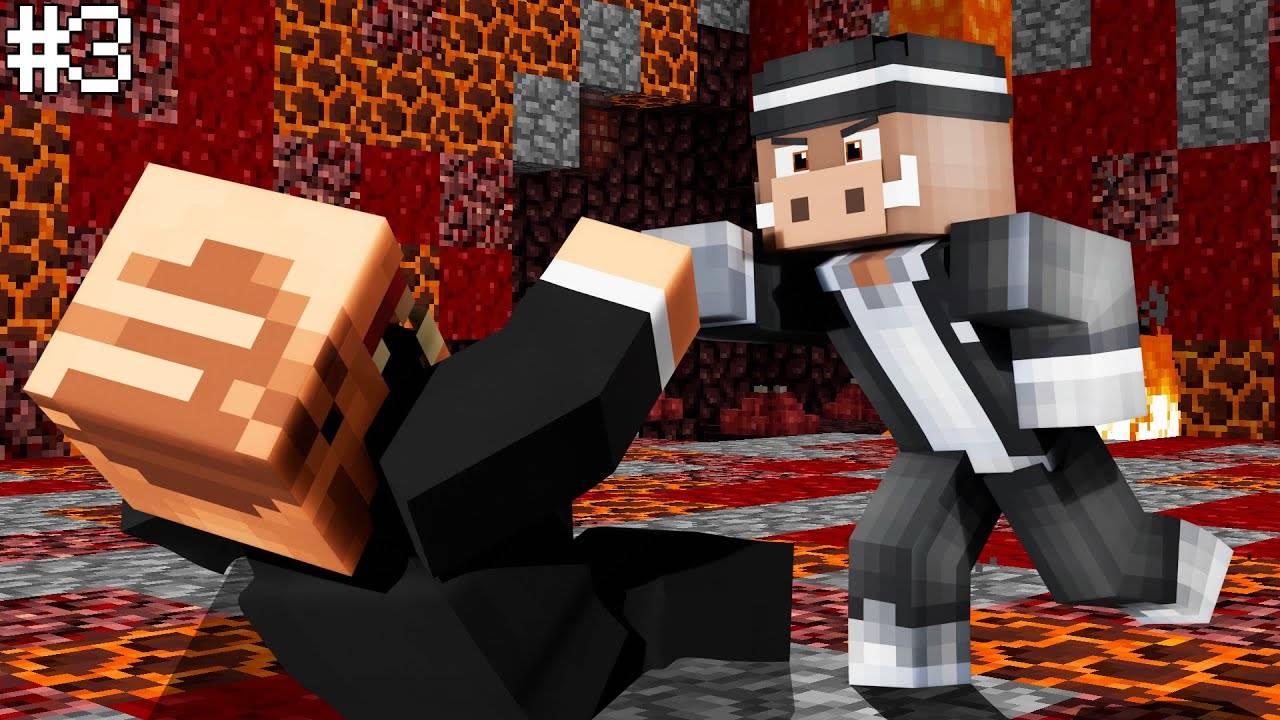 😰 ПЕРЕВОРОТ НА НИЖНЕМ ЭТАЖЕ СГУЩЕННОГО ЗАВОДА в Майнкрафт! Кабан и Добрый! №3 (360p)